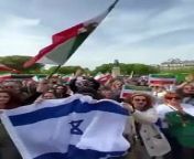Israelis and Iranians came together in Paris and demonstrated a stunning show of togetherness by chanting \ from www em came
