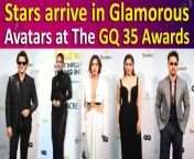 Bollywood celebrities consistently dominate the fashion scene, and last night was no exception at the GQ 35 Most Influential Young Indian Awards. Bhumi Pednekar, Tiger Shroff, Varun Dhawan, Khushi Kapoor particularly stood out with their stunning and glamorous appearance, stealing the spotlight once again.&#60;br/&#62;&#60;br/&#62;#nayanthara #bhumipednekar #varundhawan #khushikapoor #salmankhan #eshagupta #bollywood #celebs #entertainmentnews #trending #viralvideo