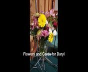 Flowers and Cards for Daryl