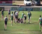 BFNL: Maryborough's Joel Swatton kicks a brilliant goal against Kangaroo Flat from www com new video joel