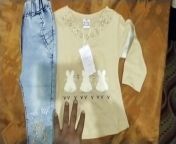 baby girls full sleevesblinded shirts with jeans dress detailed overview from joni jeans