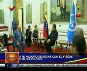 Venezuelan President Nicolas Maduro receives ICC prosecutor, Karim Khan to strengthen cooperation ties. teleSUR