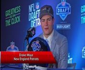 Drake Maye on what it means to join historic Patriots franchise from franchise de tva en base