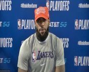 LeBron James On The Message On The Lakers' Hats from khoto hat bariye