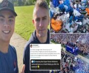 Ipswich manager Kieran McKenna has reportedly turned out to help the local council clear up piles of litter that had been left behind on the town&#39;s streets after supporters turned out to celebrate their side&#39;s promotion to the Premier League. &#60;br/&#62;&#60;br/&#62;Jubilant scenes erupted at Portman Road on Saturday after McKenna&#39;s side claimed a 2-0 victory against Huddersfield to cement their standing in second place in the Championship and book their place in English football&#39;s top flight after a 22-year absence. &#60;br/&#62;&#60;br/&#62;Ipswich&#39;s heroes took to the streets on Bank Holiday Monday to celebrate their achievement in style, as thousands of fans flocked to cheer on the Tractor Boys on a boozy open-top bus parade. &#60;br/&#62;&#60;br/&#62;Footage showed that supporters had left behind empty beer bottles, boxes, and plastic bags throughout the town. Council bosses had urged fans to enjoy the moment, stating: &#39;Keep the memories, we&#39;ll handle the mess.&#39;&#60;br/&#62;&#60;br/&#62;Following the celebrations, McKenna has now been hailed for helping clean up operations. One Ipswich fan posted a selfie with the Northern Irish manager on social media during the clean-up, praising the 37-year-old for turning out to help the volunteers. &#60;br/&#62;&#60;br/&#62;&#39;Amazing that super Kieran McKenna came and gave us a hand tidying up after the weekend!&#39; the supporter wrote adding a &#39;winking face emoji&#39;. &#60;br/&#62;&#60;br/&#62;&#39;He is truly a legend,&#39; the fan added. &#60;br/&#62;&#60;br/&#62;Another supporter wrote on X (formerly Twitter): &#39;Now that&#39;s a manager a team. Should be proud off!&#60;br/&#62;&#60;br/&#62;&#39;Too many football managers just care about figures and fame.&#60;br/&#62;&#60;br/&#62;&#39;Ours ain&#39;t even from Ipswich but he&#39;s out looking after the town who&#39;s football club he manages. Serious respect for Kieran Mckenna!&#39;&#60;br/&#62;&#60;br/&#62;Celebrations started around the town after Ipswich claimed victory against Huddersfield on Saturday afternoon. Fans invaded the pitch before leaving the stadium to congregate on the streets of Ipswich. &#60;br/&#62;&#60;br/&#62;Footage showed fans setting off flares and waving flags as jubilant supporters made their way towards the town. &#60;br/&#62;&#60;br/&#62;McKenna, who joined the club in 2021, has rececived the plaudits of many, guiding the side to back-to-back promotions after they came second in League One last season.