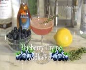 Imbibe on this blueberry-inspired, fresh, and fizzy cocktail.