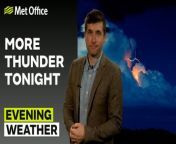 Thundery for some, likely across central parts of England, southeast and Wales. Dryer towards the north – This is the Met Office UK Weather forecast for the evening of 02/05/24. Bringing you today’s weather forecast is Alex Burkill.