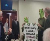 Animal rights protesters disrupt ITV annual meeting over I’m a Celebrity from www photo im