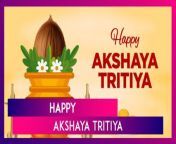 Akshaya Tritiya, also known as Akha Teej, is an auspicious Hindu festival. It is celebrated every year with a lot of enthusiasm by the Hindu community. The festival is all about honouring the god and goddess of wealth. To celebrate, share Akshaya Tritiya 2024 wishes, greetings, images, messages, wallpapers, and quotes.&#60;br/&#62;