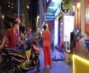 How vibrant is Vietnam's nightlife. Night walk Explore Saigon Ho Chi Minh City from time rab ho song