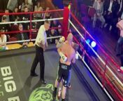 All the action from the Scottish middleweight title fight between Fraser Wilkinson and Ben McGivern at Elgin Town Hall.