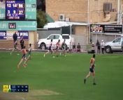 BFNL: Golden Square's Zac Tickell burns off his Kangaroo Flat opponent and goals from long hair cut off