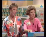 Today&#39;s contestants are Sally &amp; Karen from Bristol, Chris &amp; Kevin from Milton Keynes, and Carol &amp; Pat from Newcastle. One contestant cannot see what is in front of his nose in the Mini Sweep, as Dale Winton somewhat waspishly tells him that &#92;