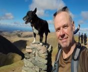 An adorable dog is believed to be the first ever pooch to climb every mountain in England.&#60;br/&#62;&#60;br/&#62;Bentley, a nine-year-old Jack Russell, has climbed all 180 Hewitt mountains in England with his owner Jon Birtle, 55.&#60;br/&#62;&#60;br/&#62;The pair started the challenge when they climbed Pen-y-ghent in the Yorkshire Dales and finished it on May 5 when they went to the top of Place Fell in the Lake District.&#60;br/&#62;&#60;br/&#62;Bentley is now believed to be the first dog in the UK to do this so Jon &#39;gave him a kiss and thanked&#39; him when they finally completed the challenge.