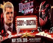 AEW Double Or Nothing 2019 - Cody vs Dustin Rhodes from double kara 6
