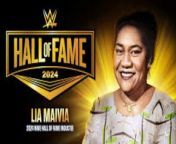 WWE Hall of Fame Class of 2024 Lia Maivia from iso 21940 23 class c enclosure