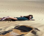 Gliding down dunes in the heart of Dubai&#39;s desert safari!