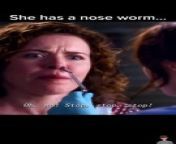 She has a nose worm…&#60;br/&#62;&#60;br/&#62;