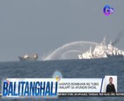 Barko ng Pilipinas ang nasira sa pagbomba ng tubig ng China Coast Guard malapit sa Ayungin Shoal.&#60;br/&#62;&#60;br/&#62;&#60;br/&#62;Balitanghali is the daily noontime newscast of GTV anchored by Raffy Tima and Connie Sison. It airs Mondays to Fridays at 10:30 AM (PHL Time). For more videos from Balitanghali, visit http://www.gmanews.tv/balitanghali.&#60;br/&#62;&#60;br/&#62;#GMAIntegratedNews #KapusoStream&#60;br/&#62;&#60;br/&#62;Breaking news and stories from the Philippines and abroad:&#60;br/&#62;GMA Integrated News Portal: http://www.gmanews.tv&#60;br/&#62;Facebook: http://www.facebook.com/gmanews&#60;br/&#62;TikTok: https://www.tiktok.com/@gmanews&#60;br/&#62;Twitter: http://www.twitter.com/gmanews&#60;br/&#62;Instagram: http://www.instagram.com/gmanews&#60;br/&#62;&#60;br/&#62;GMA Network Kapuso programs on GMA Pinoy TV: https://gmapinoytv.com/subscribe