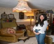 Credit: SWNS &#60;br/&#62;&#60;br/&#62;A woman has decorated her entire house in a 1940s style for just £3k - and says she loves it despite trolls telling her it&#39;s “disgusting”.&#60;br/&#62;&#60;br/&#62;Josephina Finch, 36, has loved that era of décor since watching the TV show Royle Family as a child and has taken inspiration from the home of her grandmother, Patricia Minshull, 87.&#60;br/&#62;&#60;br/&#62;Josephina has spent the last two years transforming her two-bed home with her partner, Chrissy Harrison, 35, a carpenter and builder - who loves their velvet sofas, floral and doily curtains and mahogany furniture. &#60;br/&#62;&#60;br/&#62;She finds everything second hand – searching charity shops, car boot sales and Facebook marketplace and eBay for floral wallpaper, trinkets and old furniture.&#60;br/&#62;&#60;br/&#62;The mum-of-three estimates she has only spent £2 to 3k on the house and says it is her “happy place” despite strangers telling her it is “disgusting”.&#60;br/&#62;