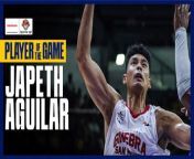 PBA Player of the Game Highlights: Japeth Aguilar delivers in second half as Ginebra trumps Magnolia from in lace half