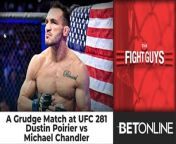 In what very well could be the fight of the night, Dustin Poirier takes on Michael Chandler in a grudge match. Rashad Evans and Mystic Zachmake their predictions for the &#92;