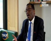 Kwasi Kwarteng has said he told Liz Truss to “slow down” her radical economic reforms or risk being out of Number 10 within “two months”.He also criticised the then-prime minister’s “mad” decision to sack him as chancellor for implementing her tax-cutting agenda, in a bombshell first interview since his ousting.Watch full interview on First Edition at 10pm, TALKTV.