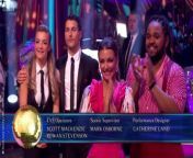 &#60;p&#62;Former footballer Tony Adams appeared to be having a disagreement with his dance partner Katya Jones in the background while Tess Daly and Claudia Winkleman were presenting to camera on Strictly Come Dancing.&#60;/p&#62;&#60;p&#62;Credit: Strictly Come Dancing / BBC / BBCiPlayer&#60;/p&#62;