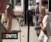 An elderly woman has become a social media sensation - for her energetic dancing on the streets of Hereford.More than a million people have watched retired raver Iris shaking a leg to busker Jason Allan&#39;s tunes.And his latest heartwarming clip shows the pair reuniting after nearly a year apart due to Covid.Jason, 25, had first posted a video of him dancing with Iris, taken in October of last year.And, last week, he uploaded another clip of the duo dancing on the high street in the Hereford city.Jason, from Shrewsbury, posted the footage on TikTok, where more than 1.4million people have now viewed it.He said: “When I was busking, she danced along to my music, then the lockdown happened, so I didn&#39;t see her.“Then, all of a sudden, I was busking Monday, she comes over, starts dancing along, and someone just happened to film it. “It was about a year to the day that I filmed the original video with her dancing to Ed Sheeran.“She came over, and she put money in my case. And I was like, ‘I know where from somewhere,’ and then when the video starts, she walks over and says the same.“She suddenly realised and said, ‘you’re not my dance partner, are you?’.“And then there&#39;s just this beautiful moment where we both realised we knew we were dancing partners from over a year ago”.Comments soon flooded in from viewers, expressing their delight at how happy the video made them feel.One viewer commented: “Age is just a number!”.Another wrote: “She has more style than me!”.Jason has been a full-time busker and musician since he was 16 years old, and his love for singing began when he was in a local choir from the age of eight.He said: “Around Christmas time, I&#39;d go knocking on people&#39;s doors and singing Christmas carols with my cousin to try and get the odd 50p here and there.“I love combining my love of making money and singing, so it seemed like the perfect combination.“I’d mostly go out on my own, so I didn’t have to split the money with my cousin.“From there, it kind of progressed. From the ages of 9 to 12, I’d go singing door to door with my friend from school.“His dad would drive us to the rich part of town. And then, suddenly, we were getting £2 coins and £5 notes.“From those things, I was able to spoil my family with new pairs of shoes and all this stuff.”When he got older, he began to sing Christmas carols in town, and when he got his first guitar at 16, he started to busk. He said he loved it so much and made enough money, so he quit his job and has been doing it full-time ever since. Jason explained that touring the UK’s towns and cities suits him. He said: “I don&#39;t like staying in one place, and I get a bit itchy if I&#39;m in the same place and I don&#39;t leave for two weeks.”The musician’s videos have become so popular that it has led him to perform some headline shows, with a live band, all across the country. You can view Jason&#39;s videos here: https://www.tiktok.com/@imjasonallan?lang=en.