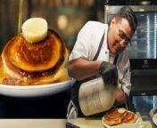 “We make the best pancakes in New York. We sell over 400 pancakes per day.” Go behind the scenes at Chez Ma Tante with Sous Chef Fernando Natividad and see how he prepares to serve 400 of their renowned pancakes per day during the brunch rush.&#60;br/&#62;&#60;br/&#62;Director: Gunsel Pehlivan&#60;br/&#62;Director of Photography: Kevin Dynia&#60;br/&#62;Editor: Jamie Gordon&#60;br/&#62;Featuring: Fernando Natividad&#60;br/&#62;Creative Producer: Parisa Kosari&#60;br/&#62;Line Producer: Jen McGinity&#60;br/&#62;Associate Producer: Oadhan Lynch&#60;br/&#62;Production Manager: Janine Dispensa&#60;br/&#62;Production Coordinator: Elizabeth Hymes&#60;br/&#62;Camera Operator: Jake Roobbins&#60;br/&#62;Assistant Camera: Roberto Herrera&#60;br/&#62;Sound Recordist: Mike Guggino&#60;br/&#62;Post Production Supervisor: Andrea Farr&#60;br/&#62;Post Production Coordinator: Scout Alter&#60;br/&#62;Supervising Editor: Eduardo Araujo&#60;br/&#62;Additional Editor: JC Scruggs&#60;br/&#62;Assistant Editor: Justin Symonds&#60;br/&#62;Filmed on Location at Chez Ma Tante