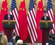 AMAZING SPEECH at Joint Press Conference with President Xi Jinping