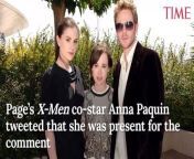 Ellen Page said in a powerful Facebook post on Friday that director and producer Brett Ratner outed her when she was 18 years old.
