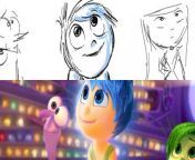 Turn our major emotion picture inside out, from storyboard to final frame.
