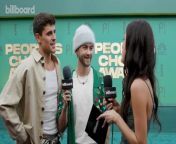 Jack &amp; Jack caught up with Billboard&#39;s Rania Aniftos at the 2024 People&#39;s Choice Awards.&#60;br/&#62;&#60;br/&#62;Watch the 2024 People’s Choice Awards live on NBC, E! and Peacock on Sunday, February 18 at 8 PM ET.