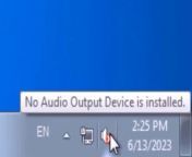 ▶ In This Video You Will Find How To Fix No Audio Output Device is installed in Windows 7 ✔️.&#60;br/&#62;&#60;br/&#62; ⁉️ If You Faced Any Problem You Can Put Your Questions Below ✍️ In Comments And I Will Try To Answer Them As Soon As Possible .&#60;br/&#62;▬▬▬▬▬▬▬▬▬▬▬▬▬&#60;br/&#62;&#60;br/&#62;If You Found This Video Helpful,PleaseLike And Follow Our Dailymotion Page , Leave Comment, Share it With Others So They Can Benefit Too, Thanks .&#60;br/&#62;&#60;br/&#62;▬▬Support This Dailymotion Page By 1&#36; or More▬▬&#60;br/&#62;&#60;br/&#62;https://paypal.com/paypalme/VictorExplains&#60;br/&#62;&#60;br/&#62;▬▬ Join Us On Social Media ▬▬&#60;br/&#62;&#60;br/&#62;▶Web s it e: https://victorinfos.blogspot.com&#60;br/&#62;&#60;br/&#62;▶F a c eb o o k : https://www.facebook.com/Victorexplains&#60;br/&#62;&#60;br/&#62;▶ ︎ Twi t t e r: https://twitter.com/VictorExplains&#60;br/&#62;&#60;br/&#62;▶I n s t a g r a m: https://instagram.com/victorexplains&#60;br/&#62;&#60;br/&#62;▶ ️ P i n t e r e s t: https://.pinterest.co.uk/VictorExplains&#60;br/&#62;&#60;br/&#62;▬▬▬▬▬▬▬▬▬▬▬▬▬▬&#60;br/&#62;&#60;br/&#62;▶ ⁉️ If You Have Any Questions Feel Free To Contact Us In Social Media.&#60;br/&#62;&#60;br/&#62;▬▬ ©️ Disclaimer ▬▬&#60;br/&#62;&#60;br/&#62;This video is for educational purpose only. Copyright Disclaimer under section 107 of the Copyright Act 1976, allowance is made for &#39;&#39;fair use&#92;