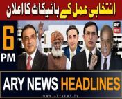 #headlines #nationalassembly #fazalurrehman #PTI #rain #BarristerGohar #harlamhapurjosh #nawazsharif &#60;br/&#62;&#60;br/&#62;۔JUI-F to ‘boycott’ elections for PM, president, NA speaker: Fazl&#60;br/&#62;&#60;br/&#62;۔Prime minister’s election to be held on March 3&#60;br/&#62;&#60;br/&#62;۔WATCH: Khawaja Asif waves watch in National Assembly session&#60;br/&#62;&#60;br/&#62;۔PML-N, PPP coalition delegation meets MQM leaders for Speaker, PM vote&#60;br/&#62;&#60;br/&#62;۔National Assembly to elect speaker, deputy speaker tomorrow&#60;br/&#62;&#60;br/&#62;۔WATCH: Bottle hurled at Nawaz Sharif during NA session&#60;br/&#62;&#60;br/&#62;۔PTI founder’s letter to IMF shows ‘anti-national mindset’, says Shehbaz&#60;br/&#62;&#60;br/&#62;۔Rain emergency: Half-day declared for Karachi offices&#60;br/&#62;&#60;br/&#62;۔US urges Pakistan to continue working with IMF&#60;br/&#62;&#60;br/&#62;For the latest General Elections 2024 Updates ,Results, Party Position, Candidates and Much more Please visit our Election Portal: https://elections.arynews.tv&#60;br/&#62;&#60;br/&#62;Follow the ARY News channel on WhatsApp: https://bit.ly/46e5HzY&#60;br/&#62;&#60;br/&#62;Subscribe to our channel and press the bell icon for latest news updates: http://bit.ly/3e0SwKP&#60;br/&#62;&#60;br/&#62;ARY News is a leading Pakistani news channel that promises to bring you factual and timely international stories and stories about Pakistan, sports, entertainment, and business, amid others.&#60;br/&#62;&#60;br/&#62;Official Facebook: https://www.fb.com/arynewsasia&#60;br/&#62;&#60;br/&#62;Official Twitter: https://www.twitter.com/arynewsofficial&#60;br/&#62;&#60;br/&#62;Official Instagram: https://instagram.com/arynewstv&#60;br/&#62;&#60;br/&#62;Website: https://arynews.tv&#60;br/&#62;&#60;br/&#62;Watch ARY NEWS LIVE: http://live.arynews.tv&#60;br/&#62;&#60;br/&#62;Listen Live: http://live.arynews.tv/audio&#60;br/&#62;&#60;br/&#62;Listen Top of the hour Headlines, Bulletins &amp; Programs: https://soundcloud.com/arynewsofficial&#60;br/&#62;#ARYNews&#60;br/&#62;&#60;br/&#62;ARY News Official YouTube Channel.&#60;br/&#62;For more videos, subscribe to our channel and for suggestions please use the comment section.