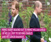 Prince Harry Reached Out To Prince William According To New Report