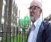 Jeremy Corbyn shares approval for new Banksy mural on visit to north LondonPA