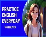 Everyday English Conversation practice &#124; 10 Minutes English Listening &#124; Improve Speaking skills&#60;br/&#62;&#60;br/&#62;To enhance your English listening and speaking skills, it&#39;s essential to engage in daily conversation practice. By immersing yourself in our everyday English dialogue lessons and replaying them regularly, you can grasp native speakers&#39; language nuances more quickly.&#60;br/&#62;&#60;br/&#62;This video presents real-life examples of everyday English conversations, facilitating rapid vocabulary acquisition and speaking proficiency. To internalize English vocabulary and sentence structures effortlessly, dedicate time to revisiting this lesson twice daily for a week.&#60;br/&#62;&#60;br/&#62;For a well-rounded learning experience, consider supplementing your practice with our collection of short stories. Listening to our mini-stories, responding to simple questions aloud, and reviewing the content daily for a week can significantly enhance your listening and speaking abilities in English.