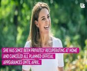 Princess Kate Middleton will explain her health condition in due time, a source exclusively tells &#39;Us Weekly&#39;