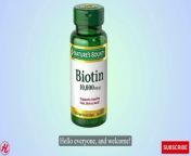 This video reviews the hair and nail supplement Nature&#39;s Bounty Biotin Softgels and discusses its benefits, ingredients, and how it can support your hair, skin, and nail health.&#60;br/&#62;&#60;br/&#62;Buy Linkhttps://amzn.to/3VkWbbS