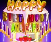 ana capri birthday song from ana rohingya news tv30