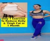 Lose belly and thigh fat in just 1 month with this easy exercise #losebellyfat #shorts #thighs from lilac lizard belly