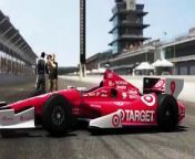 Video shows Dallara DW12 at the Indianapolis Motor Speedway track.