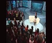Normally after Oprah introduces a guest, they wave to the audience and make a bee-line to the couch.