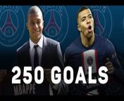 The Frenchman&#39;s hat-trick against Montpellier saw him hit 250 goals in all competition for the Ligue 1 giants.
