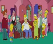 The Simpsons/Futurama crossover episode airs SUN Nov. 9 on FOX