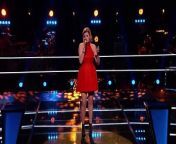 Caity Peters gives an emotional performance of the Sam Smith ballad to stay on Team Pharrell.