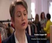 Yvette Cooper said that Rishi Sunak’s Rwanda deportation scheme is a costly “gimmick” to get what the shadow home secretary described as “symbolic flights off just before an election.” Ms Cooper said that Labour would be “putting that investment into improving our border security, going after the criminal gangs, and also setting up a returns unit so that we make the system work.” &#60;br/&#62; Report by Covellm. Like us on Facebook at http://www.facebook.com/itn and follow us on Twitter at http://twitter.com/itn