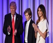 Melania Trump made sure her son Barron was raised to be 'kind, polite, empathetic and intelligent' from all kind of football